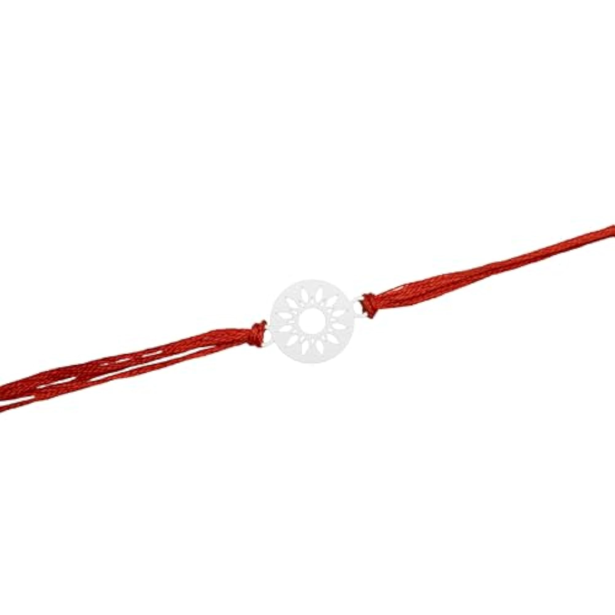 925 Sterling Silver Surya Chakra Rakhi for Brother, Handcrafted